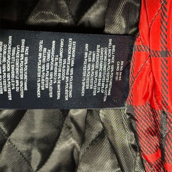 Tommy Hilfiger Men's Faux Leather Motorcycle Jacket - Picture 4 of 5